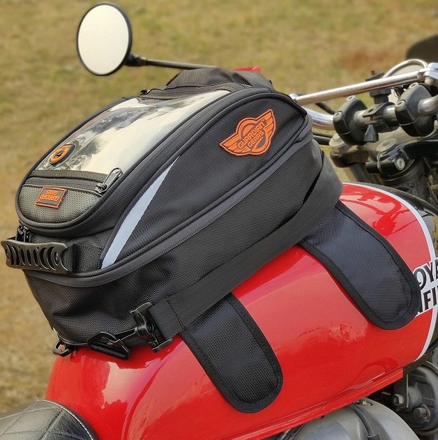 Guardian Gears Jaws Magnetic Tank Bag For Bike with Rain Cover Tank Bag For Bike