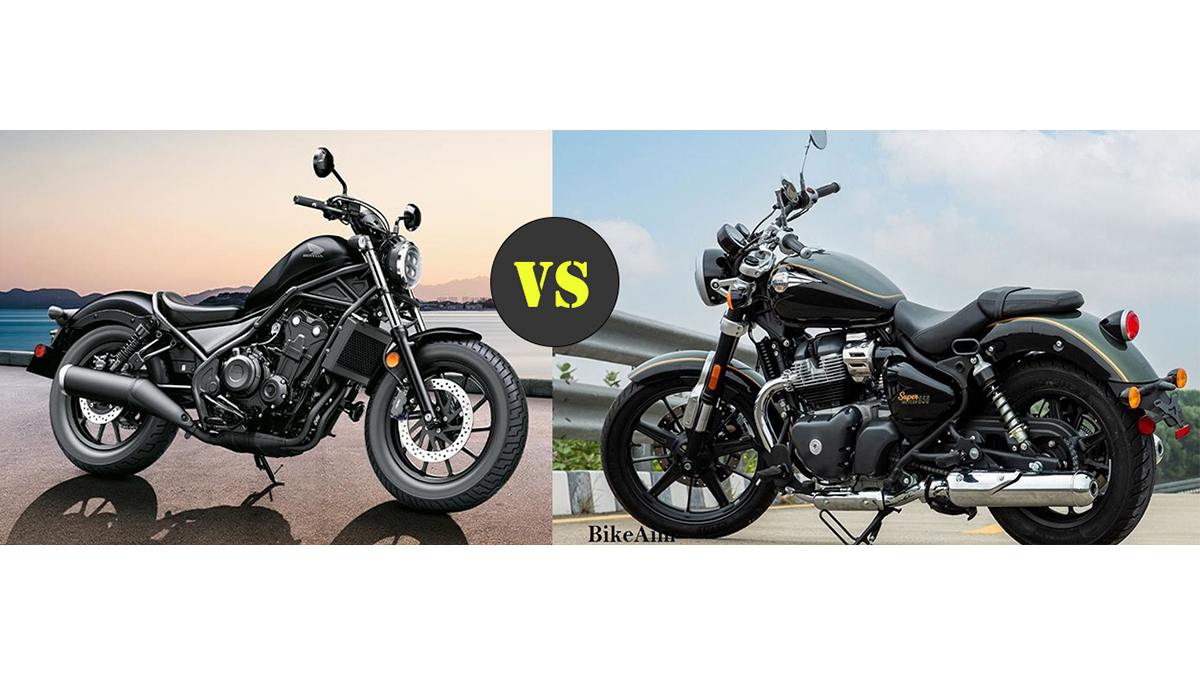 Honda Rebel 500 vs Royal Enfield Super Meteor 650